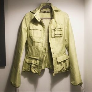KAUFMANFRANCO - Lime Green Safari Jacket